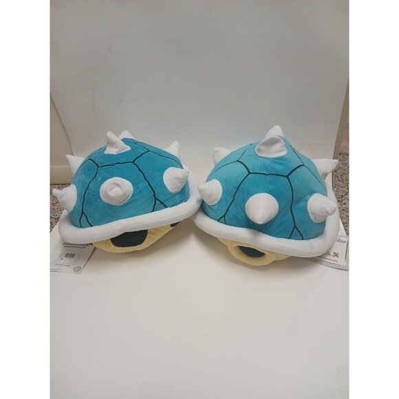 Nintendo Super Mario Kart Plush Blue Shell 14"  New W/Tags Fast Ship Lot O 2!! - Picture 1 of 6